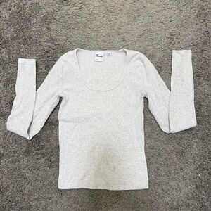 TNA Gray Long Sleeve Tee